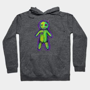 Friendly Voodoo Doll Bright Pop Colors Hoodie